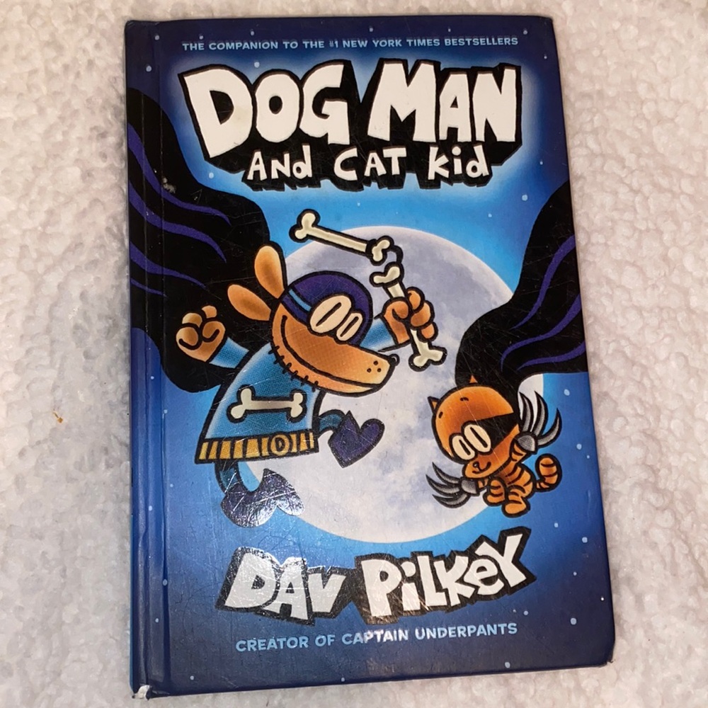 Dog Man and cat kid